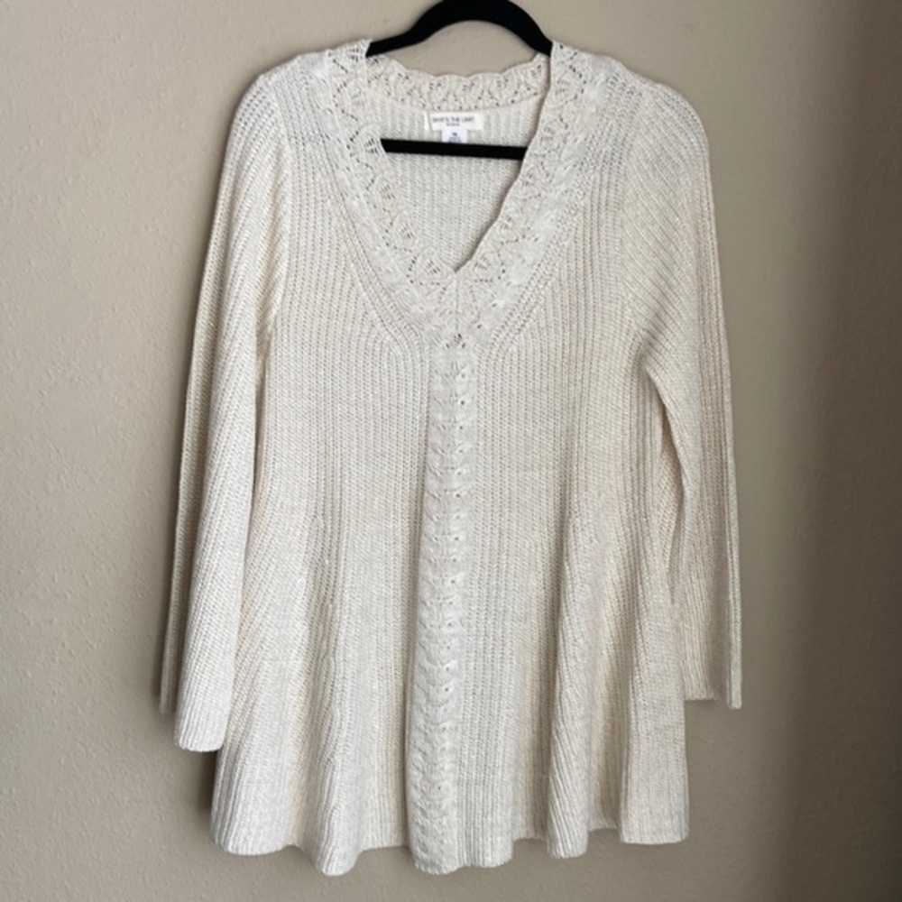 Cream Knitted Sweater